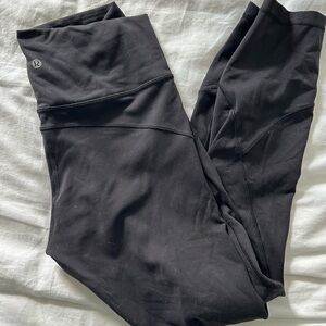 Lululemon In Movement Tights in black Everlux fabric Size 8